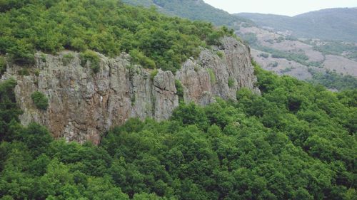 Scenic view of mountains