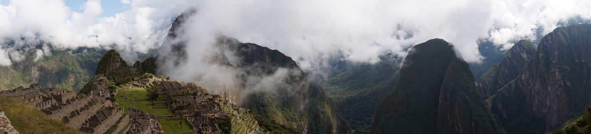 Panoramic view of landscape against sky