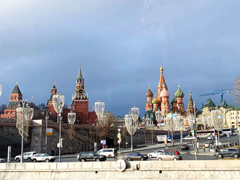 View of buildings in city