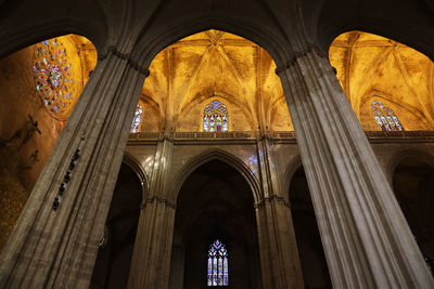 Low angle view of historical building