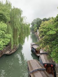 Scenic view of river against sky