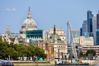 View of buildings in city