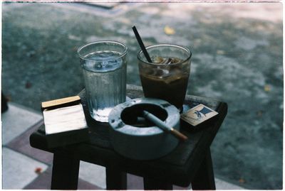 Coffee and smoking in the morning