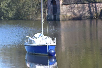 Boats in sea