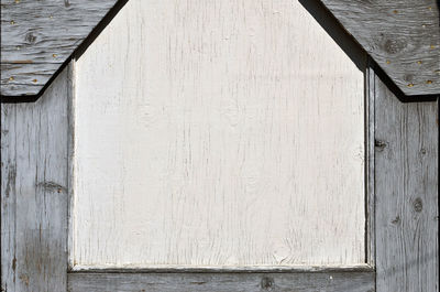 Full frame shot of old wooden door