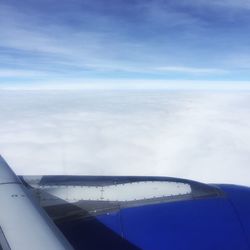 Aerial view of cloudscape