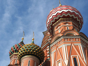 Low angle view of church against sky