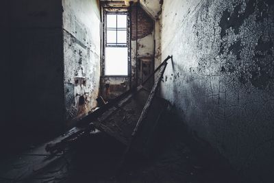 View of abandoned building