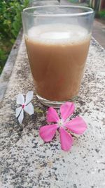 Close-up of drink on table