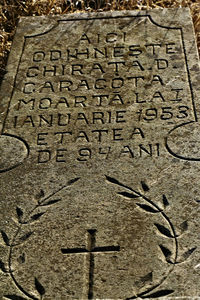 Close-up of text on wall