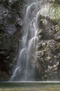 River flowing through rocks