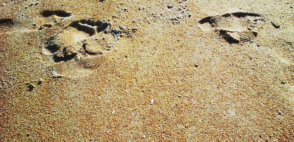 Full frame shot of sandy beach