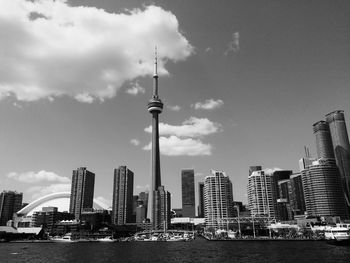 City skyline against sky