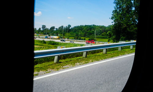 Car on road