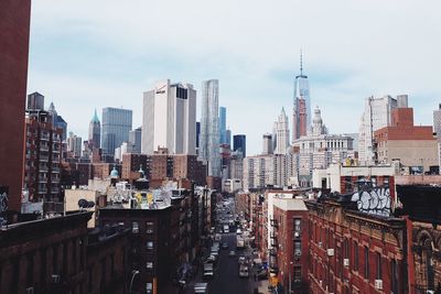 Skyscrapers in city