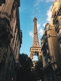 Low angle view of buildings against sky