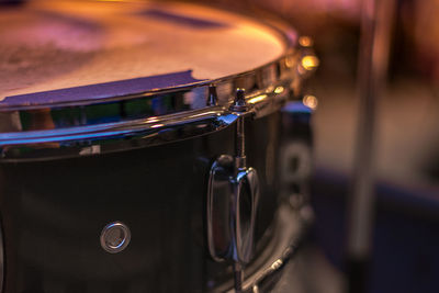 Cropped image of drum