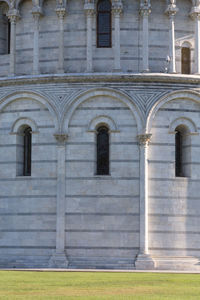 Entrance of historic building