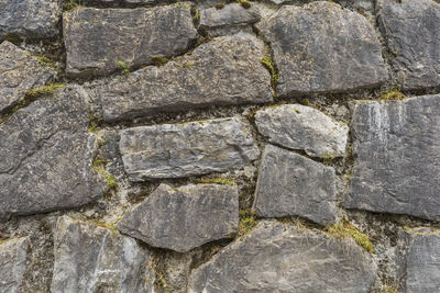 Full frame shot of stone wall