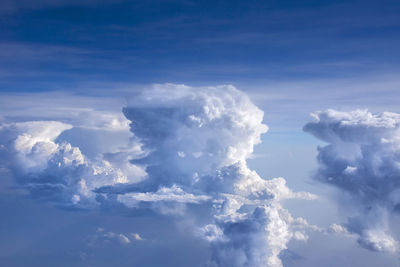 Low angle view of clouds in sky