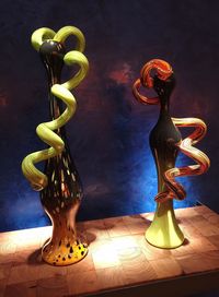 Close-up of illuminated lamp