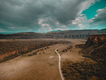 Scenic view of landscape against sky