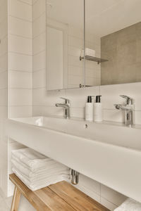 Sink in bathroom