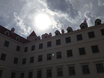 Low angle view of building against sky