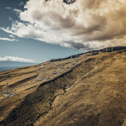 Panoramic view of landscape against sky