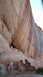 Rock formations in desert