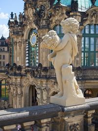 Statue of historic building