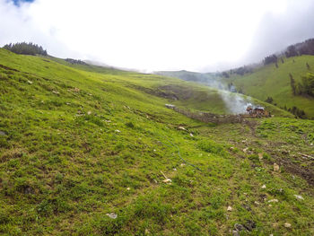 Scenic view of landscape against sky