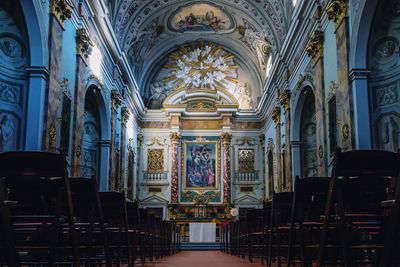 Interior of cathedral