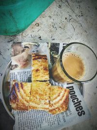 Close-up of drink on table