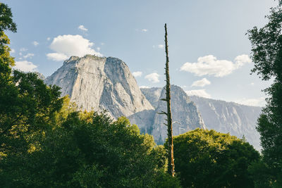 Views of yosemite national park valley in northern california.