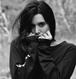 Portrait of a beautiful young woman