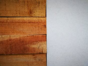 Full frame shot of wooden wall