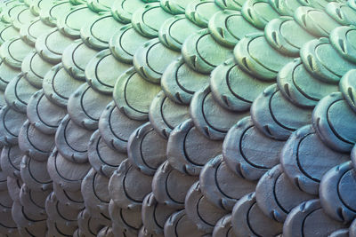 Full frame shot of stack of market stall