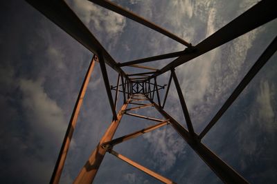 Low angle view of cloudy sky