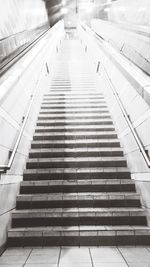 View of escalator