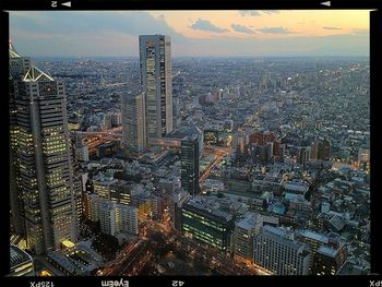 Aerial view of cityscape
