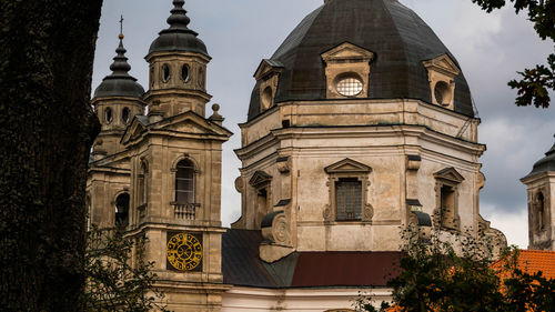 Low angle view of historical building against sky