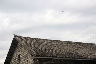 Low angle view of building against sky