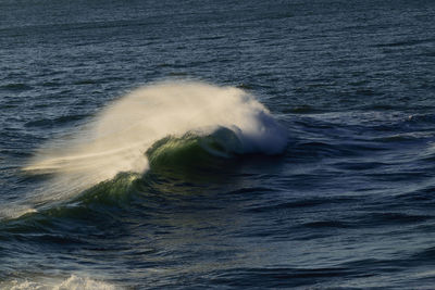 View of sea waves