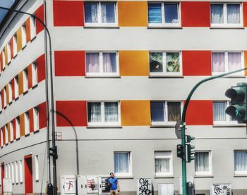 Low angle view of residential building