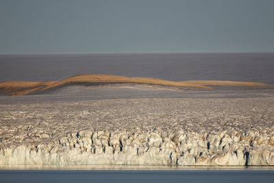 Glacier front at nordaustlandet, svalbard