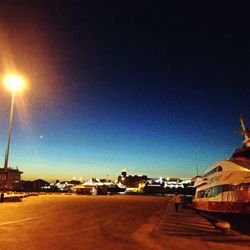 Road with buildings in background