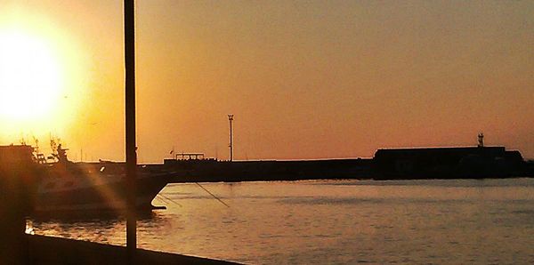 Sun shining through clouds