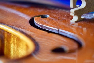 Close-up of piano keys