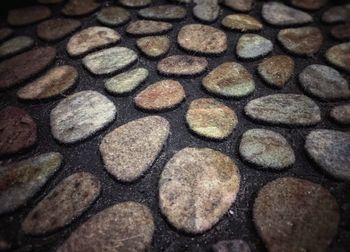 Full frame shot of paving stone